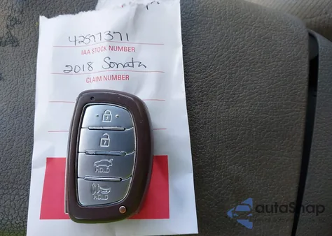 2018 Hyundai Sonata Sport из США, поврежденный, VIN 5NPE34AF8JH662632